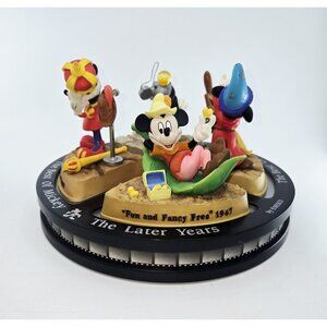 Enesco Best of Mickey Collection The Early Years Lazy Susan Carousel Figurines